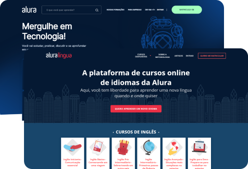 Telas do Alura Plus